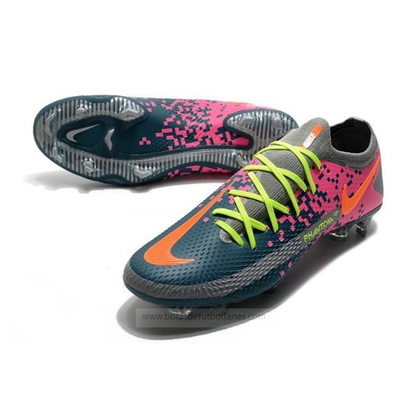 Nike Phantom Gt Elite Fg Gris Azul Rosado